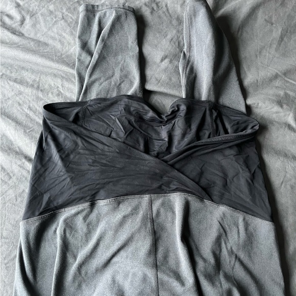 Isabel Maternity Active Legging Grey Crossover Belly Band - Picture 4 of 7